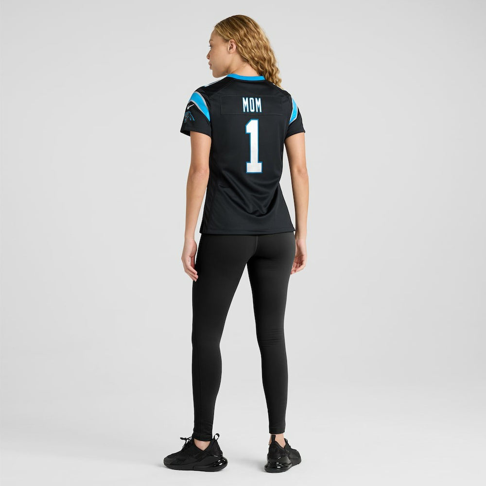 NFL Carolina Panthers Number 1 Mom  Women's Game Jersey