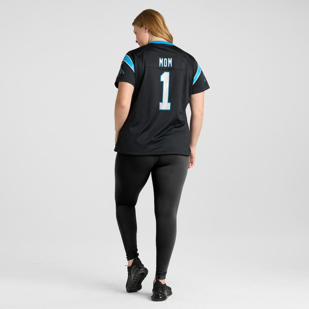 NFL Carolina Panthers Number 1 Mom  Women's Game Jersey