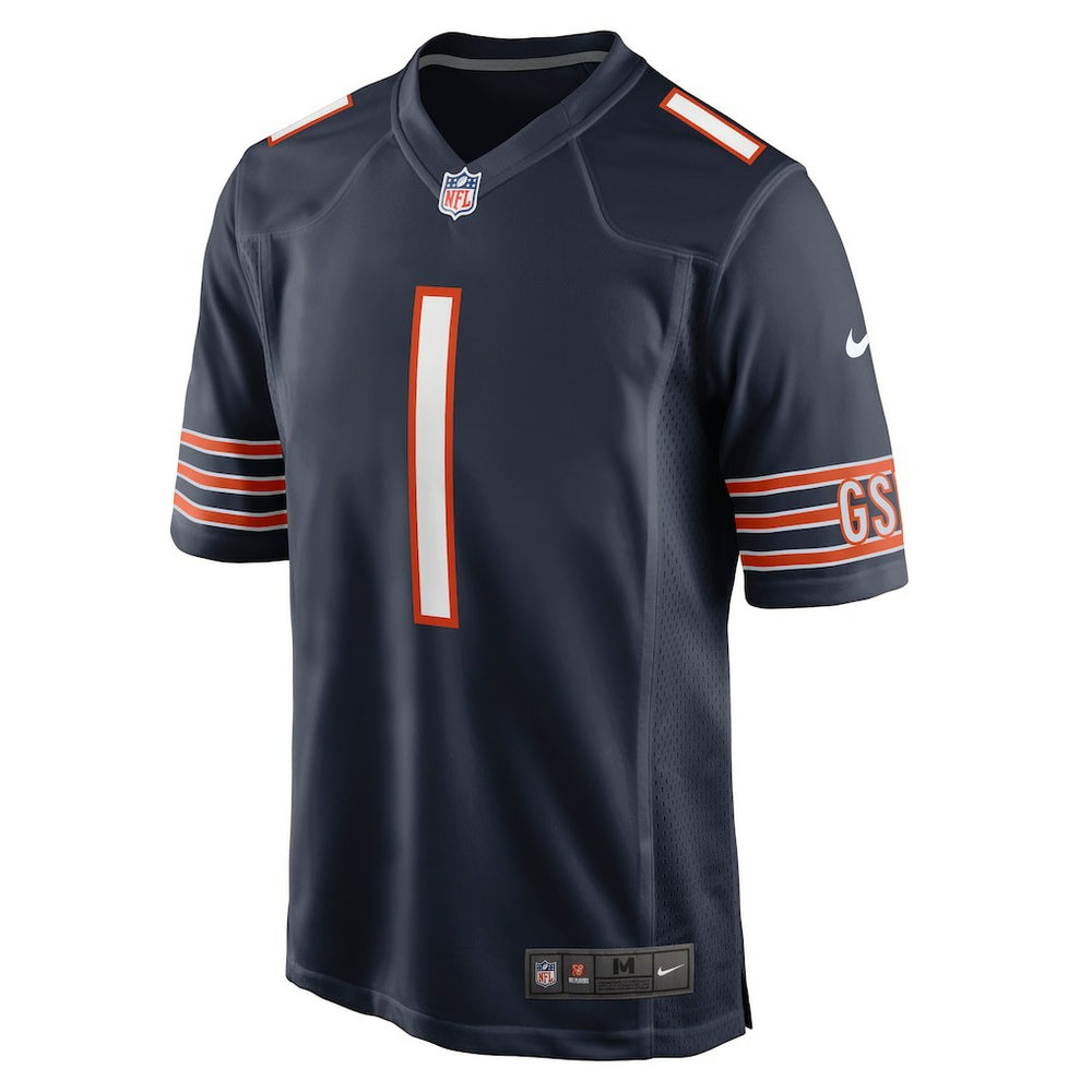 NFL Chicago Bears Number 1 Dad  Game Jersey
