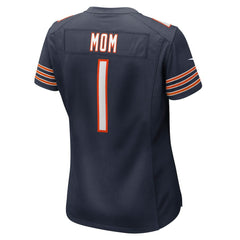 NFL Chicago Bears Number 1 Mom  Women's Game Jersey