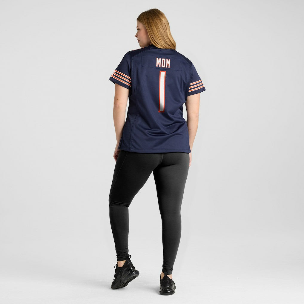 NFL Chicago Bears Number 1 Mom  Women's Game Jersey