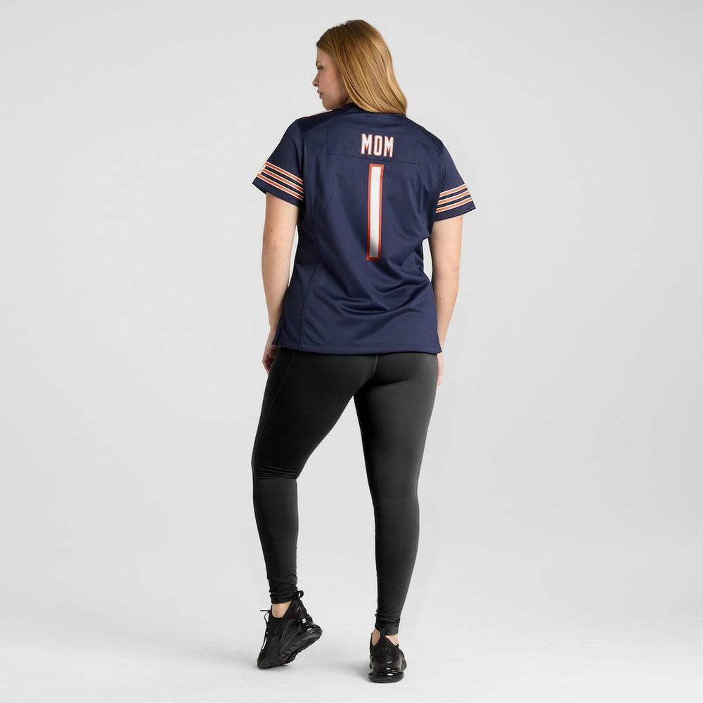 NFL Chicago Bears Number 1 Mom  Women's Game Jersey