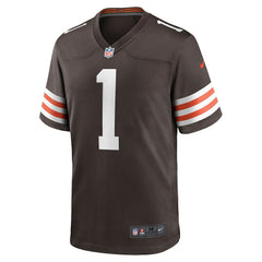 NFL Cleveland Browns Number 1 Dad  Game Jersey