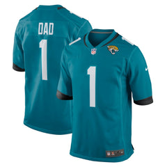 NFL Jacksonville Jaguars Number 1 Dad  Game Jersey