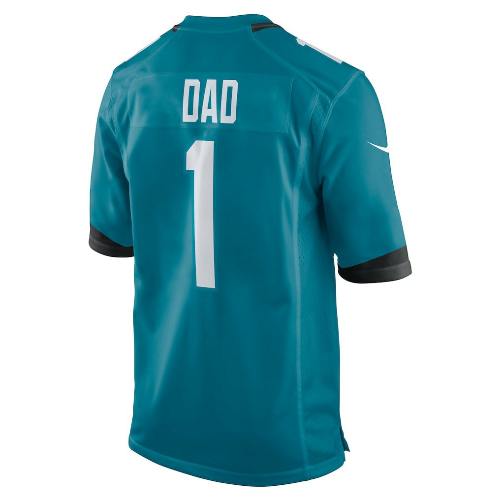 NFL Jacksonville Jaguars Number 1 Dad  Game Jersey