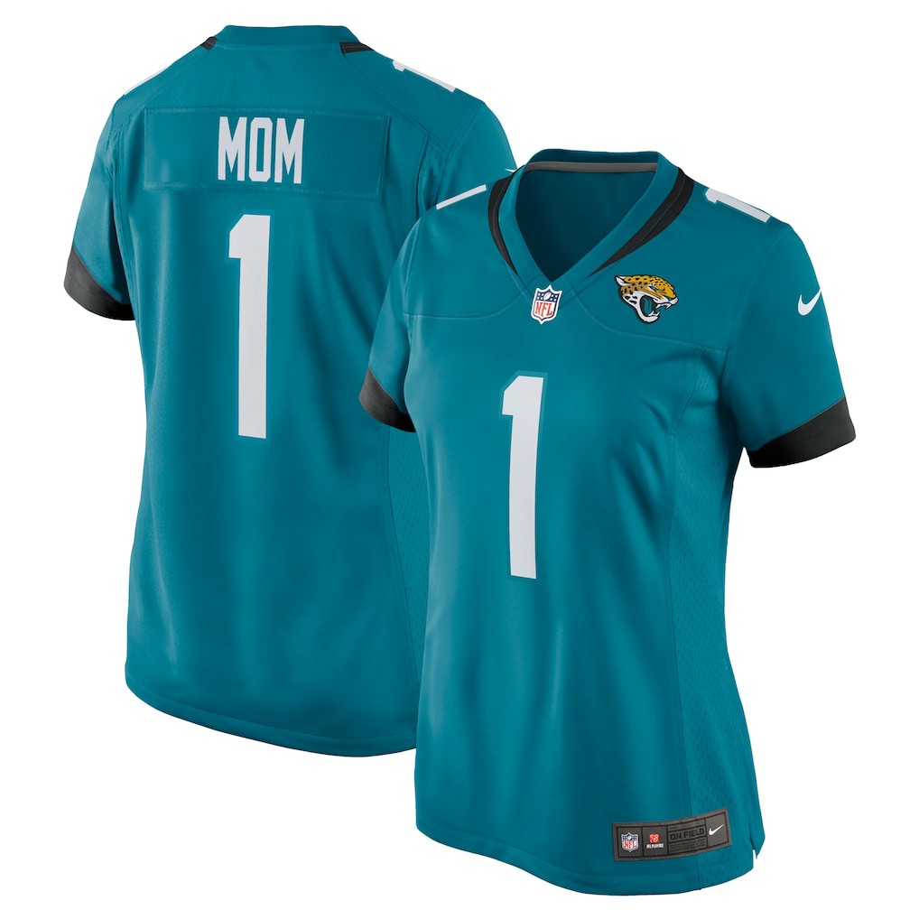 NFL Jacksonville Jaguars Number 1 Mom  Women's Game Jersey