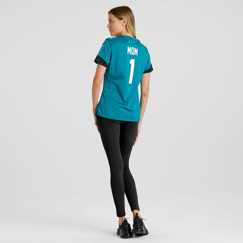 NFL Jacksonville Jaguars Number 1 Mom  Women's Game Jersey