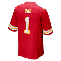 NFL Kansas City Chiefs Number 1 Dad  Game Jersey