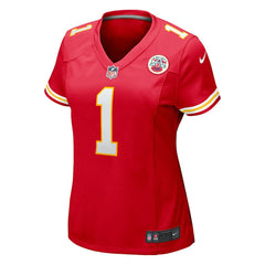 NFL Kansas City Chiefs Number 1 Mom  Women's Game Jersey