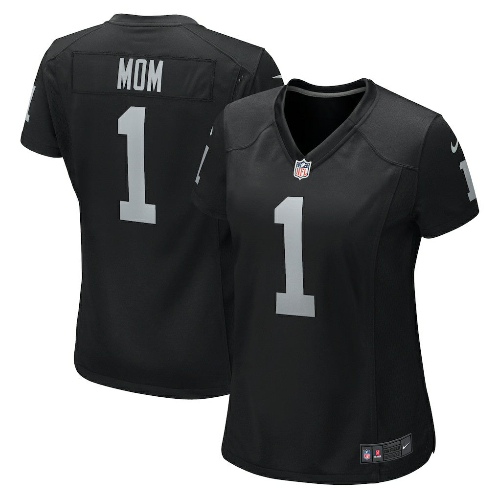 NFL Las Vegas Raiders Number 1 Mom  Women's Game Jersey
