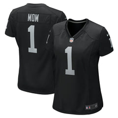 NFL Las Vegas Raiders Number 1 Mom  Women's Game Jersey
