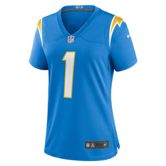 NFL Los Angeles Chargers Number 1 Mom  Women's Game Jersey