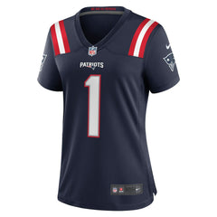 NFL New England Patriots Number 1 Mom  Women's Game Jersey
