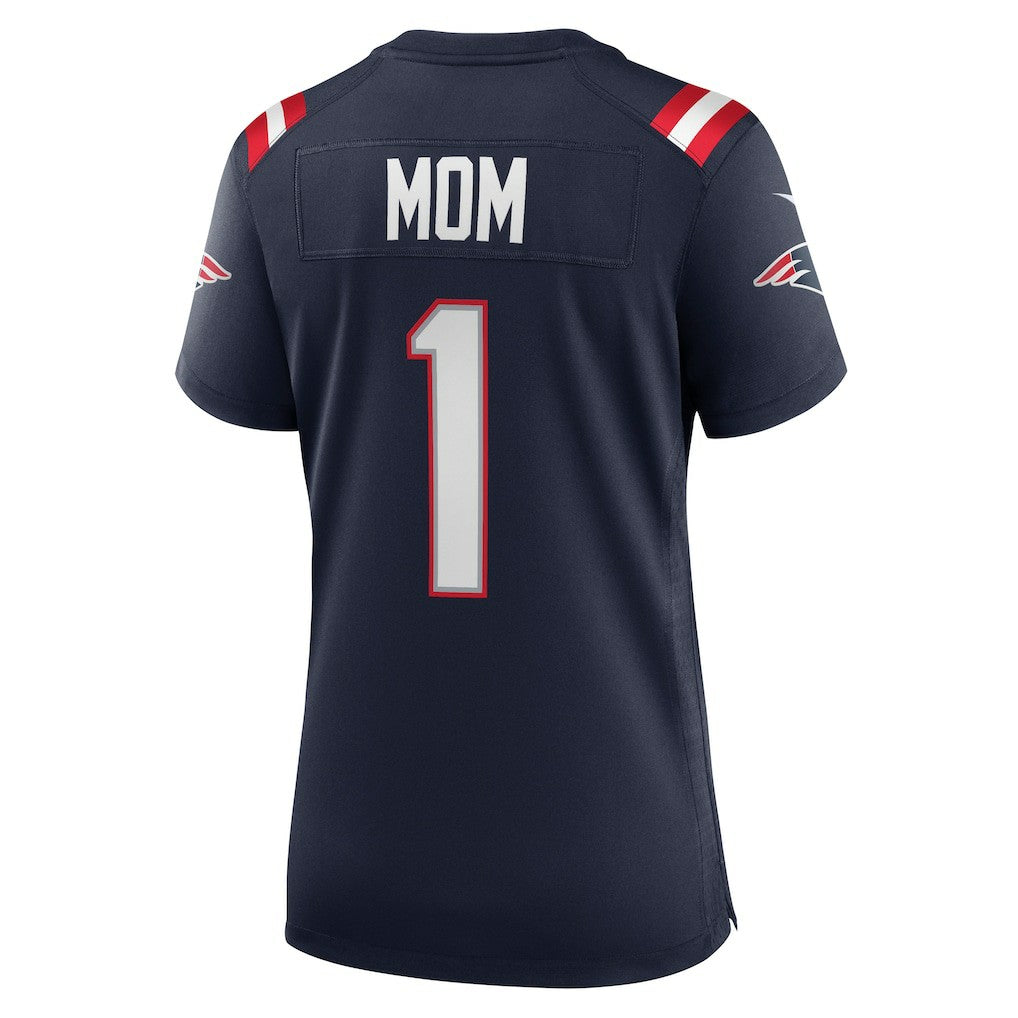 NFL New England Patriots Number 1 Mom  Women's Game Jersey