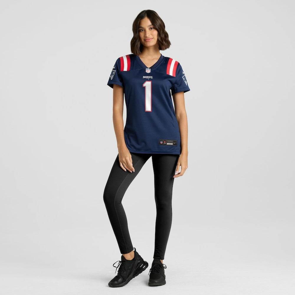 NFL New England Patriots Number 1 Mom  Women's Game Jersey