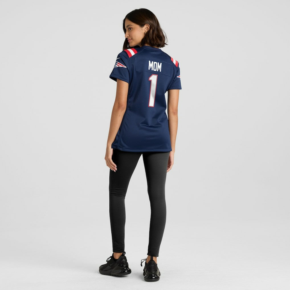 NFL New England Patriots Number 1 Mom  Women's Game Jersey