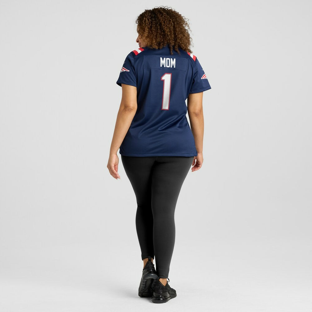 NFL New England Patriots Number 1 Mom  Women's Game Jersey