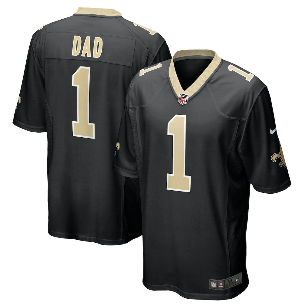 NFL New Orleans Saints Number 1 Dad  Game Jersey