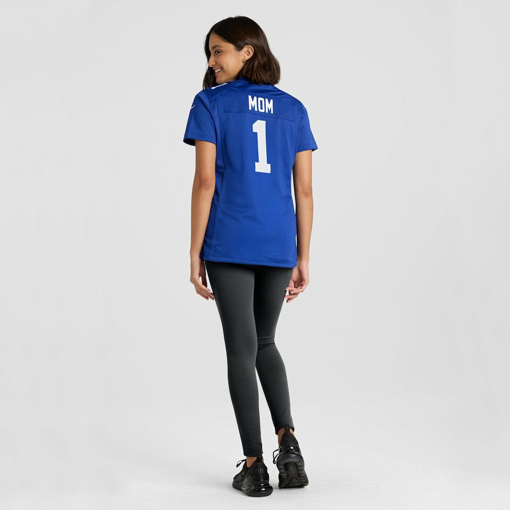 NFL New York Giants Number 1 Mom  Women's Game Jersey