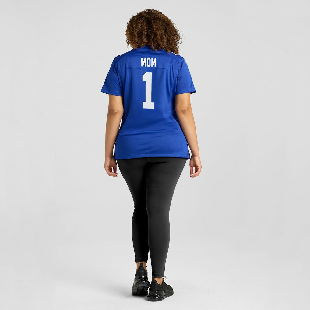 NFL New York Giants Number 1 Mom  Women's Game Jersey
