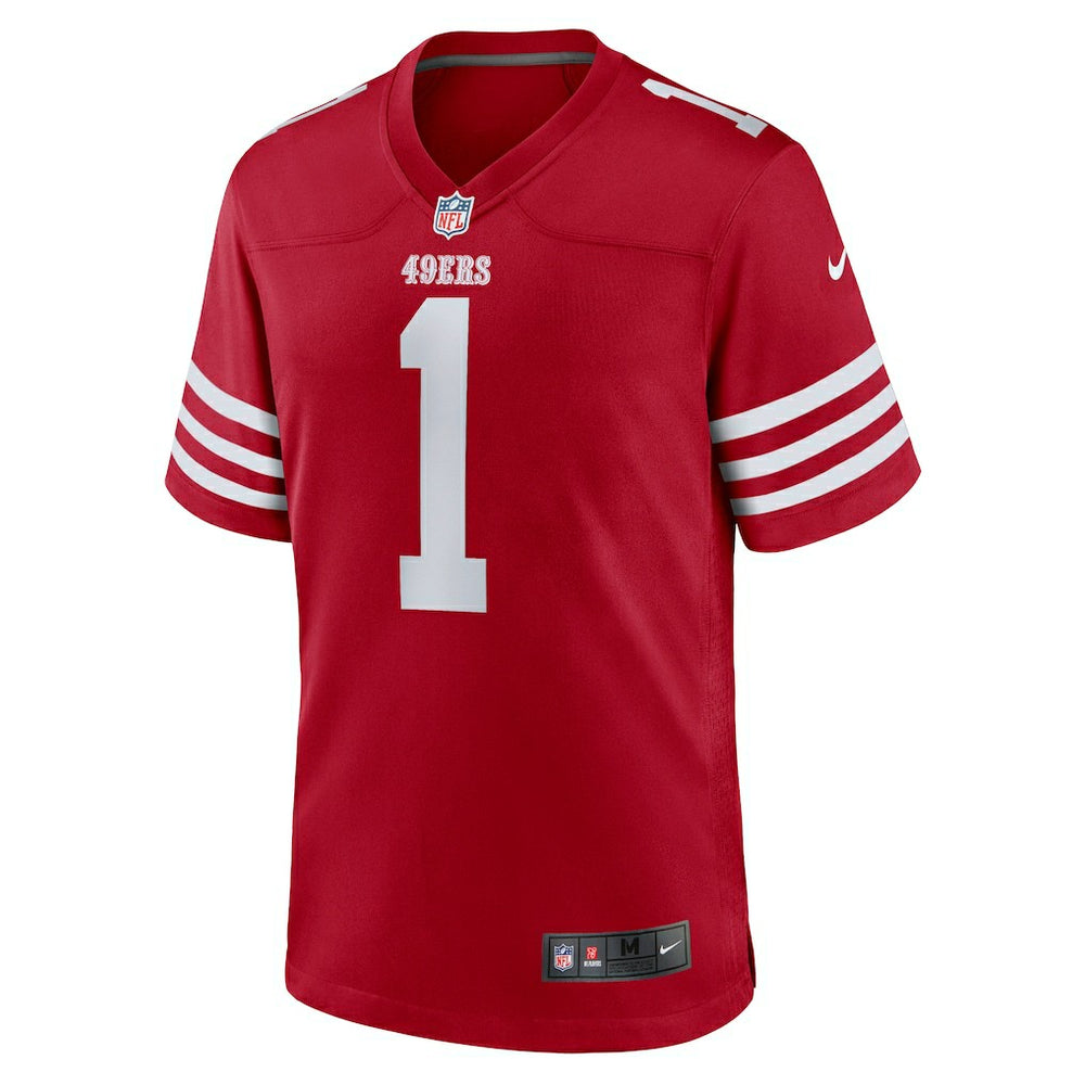 NFL San Francisco 49ers Number 1 Dad  Game Jersey
