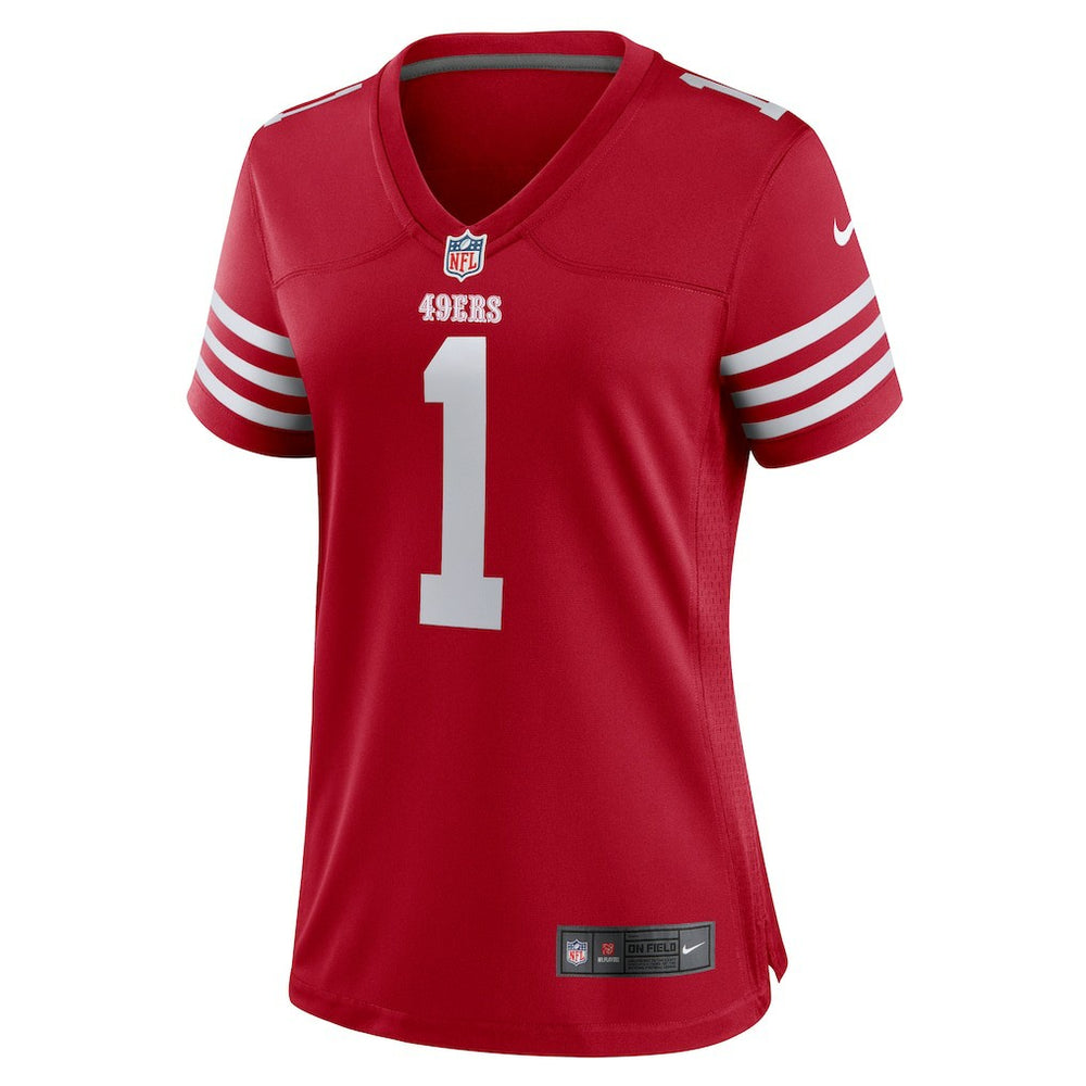 NFL San Francisco 49ers Number 1 Mom  Women's Game Jersey