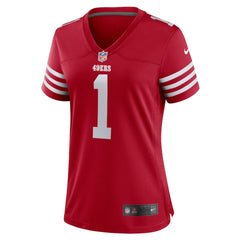 NFL San Francisco 49ers Number 1 Mom  Women's Game Jersey