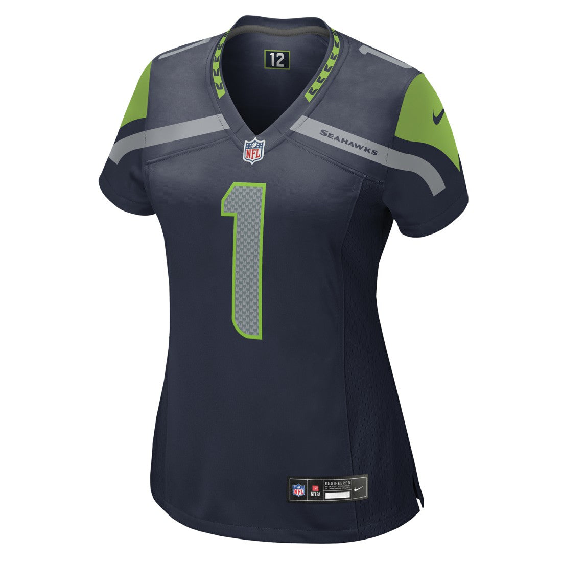 NFL Seattle Seahawks Number 1 Mom  Women's Game Jersey