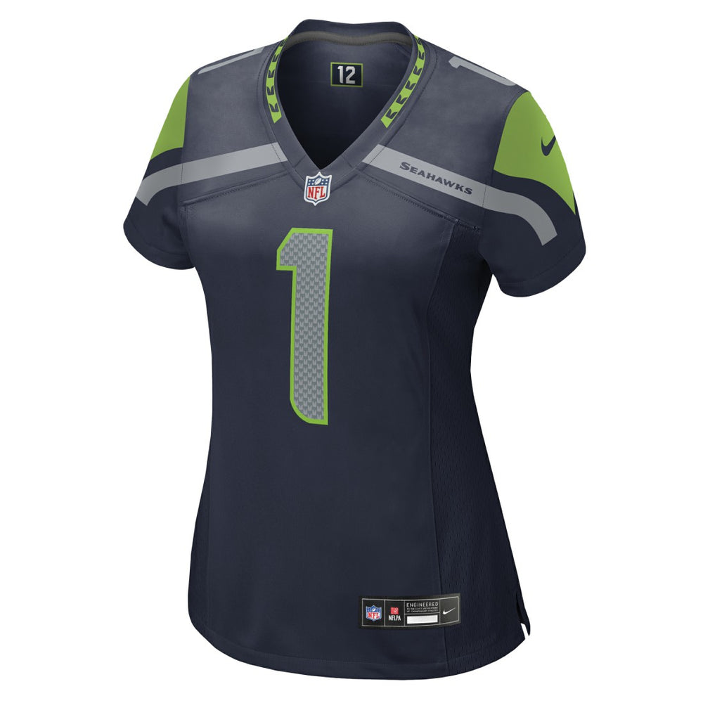 NFL Seattle Seahawks Number 1 Mom  Women's Game Jersey