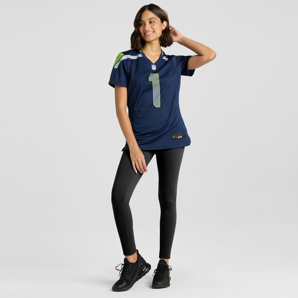 NFL Seattle Seahawks Number 1 Mom  Women's Game Jersey