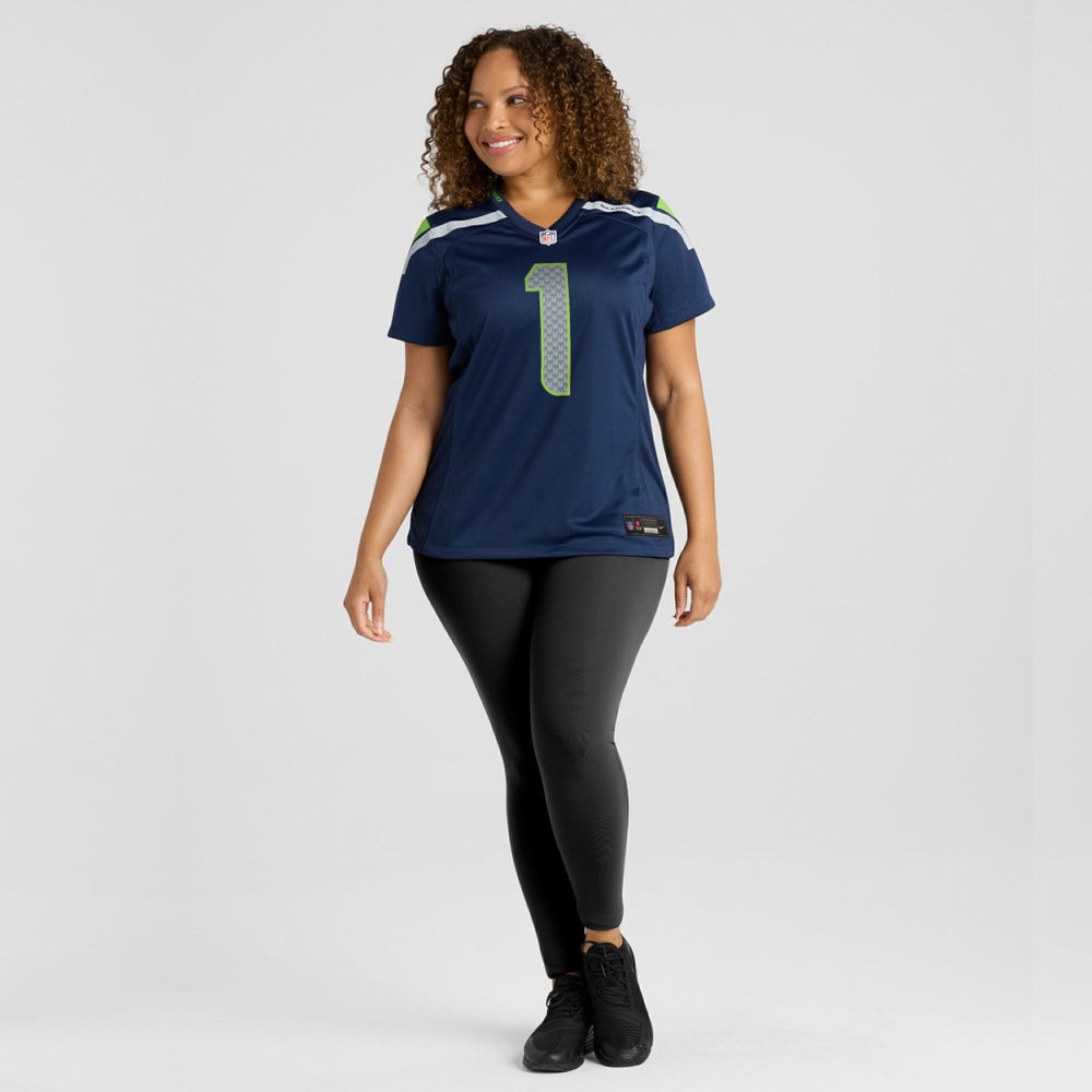 NFL Seattle Seahawks Number 1 Mom  Women's Game Jersey