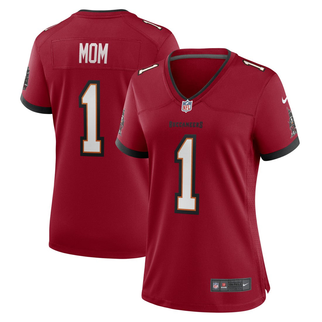 NFL Tampa Bay Buccaneers Number 1 Mom  Women's Game Jersey