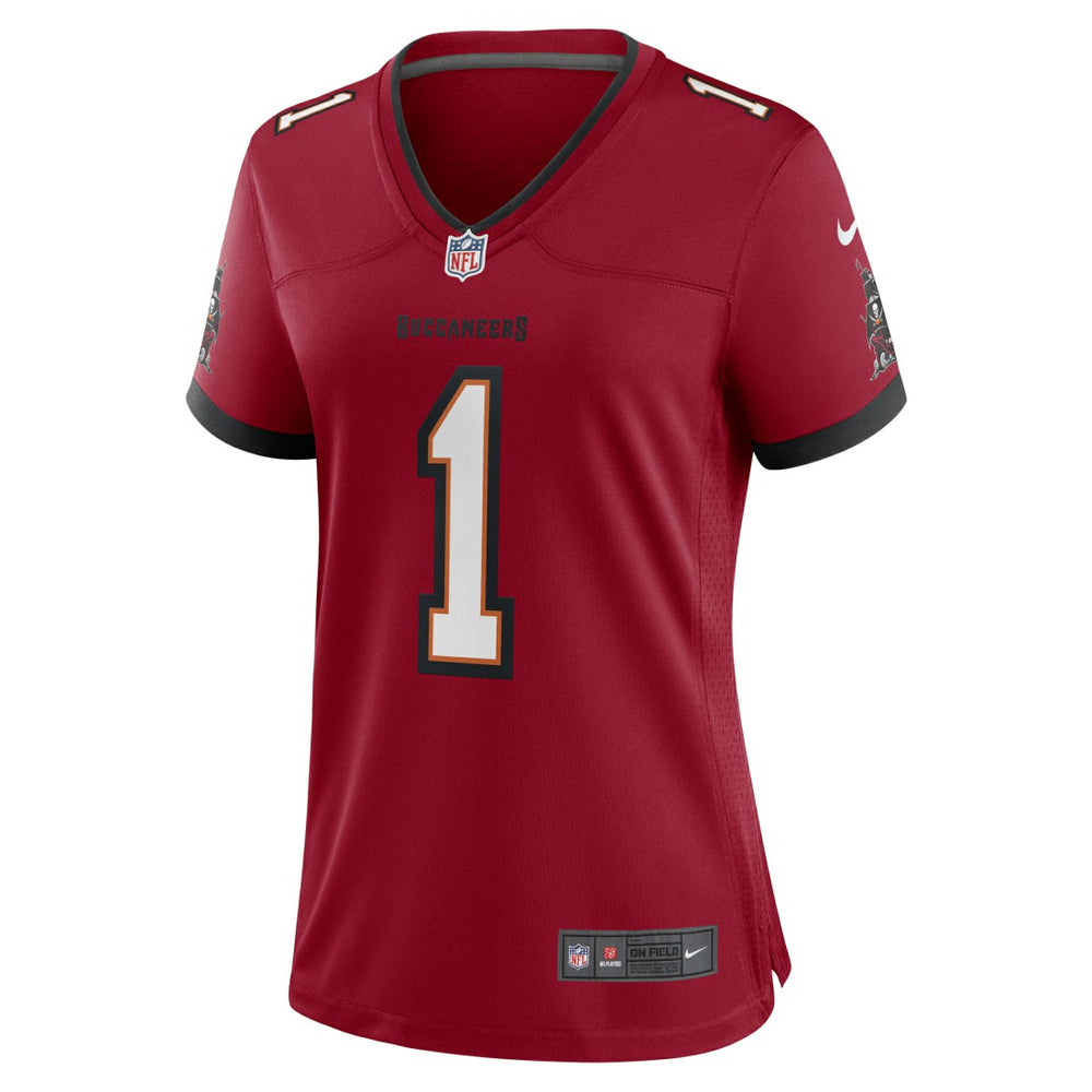 NFL Tampa Bay Buccaneers Number 1 Mom  Women's Game Jersey