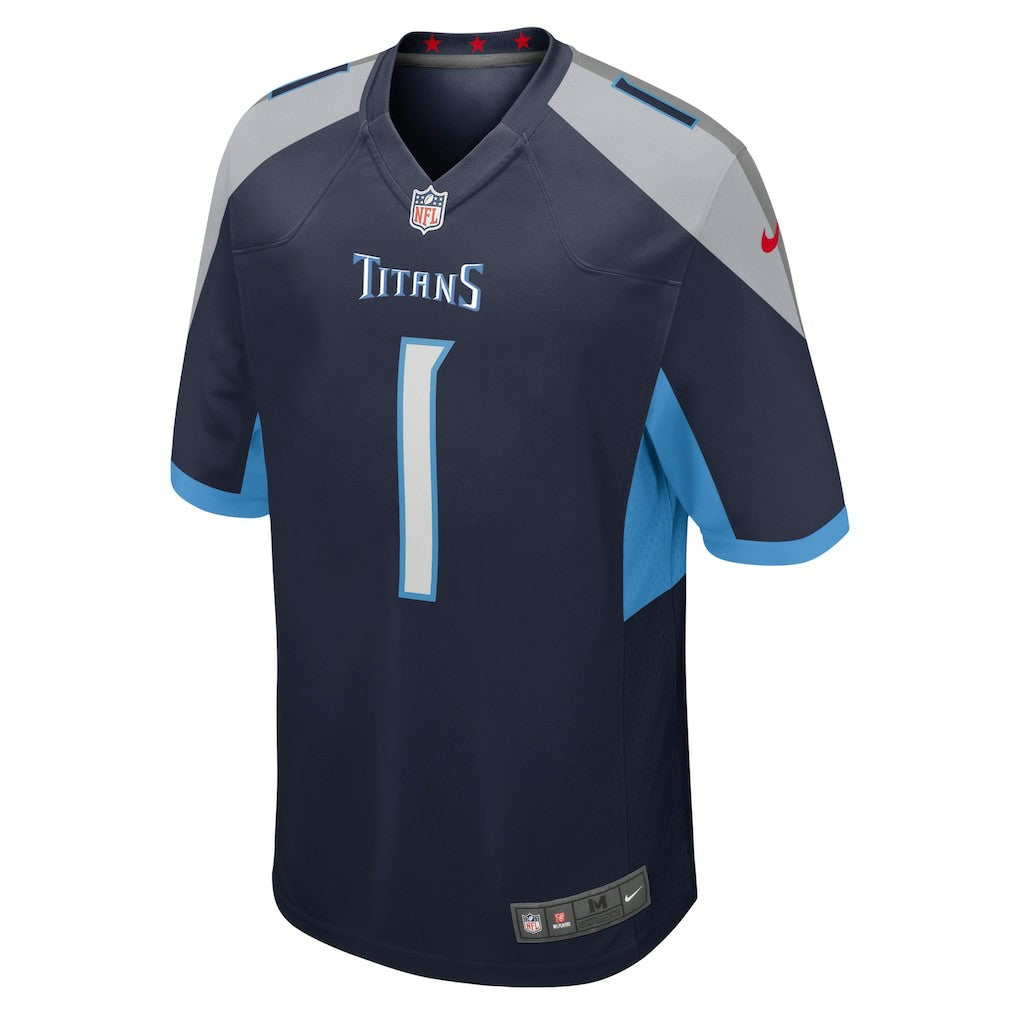 NFL Tennessee Titans Number 1 Dad  Game Jersey