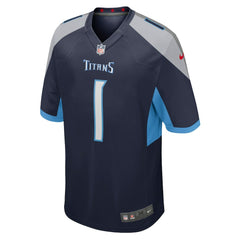 NFL Tennessee Titans Number 1 Dad  Game Jersey