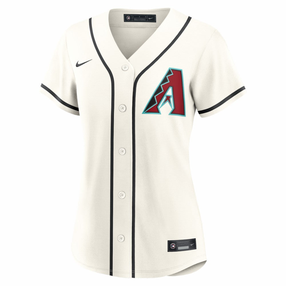 Arizona Diamondbacks Women's Home Replica Custom Jersey - Cream | Nike