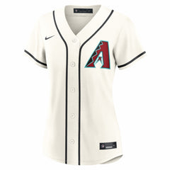 Arizona Diamondbacks Women's Home Replica Custom Jersey - Cream | Nike