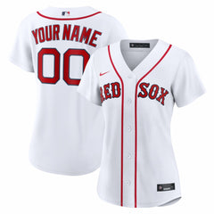 Boston Red Sox Women's Home Replica Custom Jersey - White | Nike