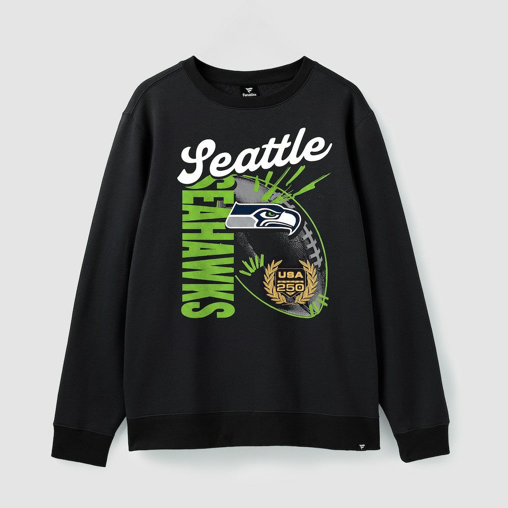 NFL Seattle Seahawks USA 250 Gold Standard Team Heritage Fleece Sweatshirt