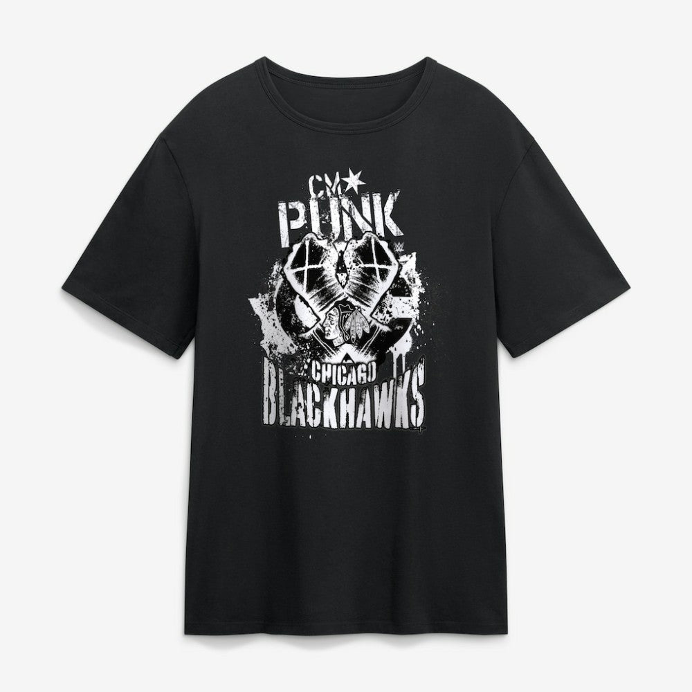 CM Punk x Chicago Blackhawks Fanatics T-Shirt