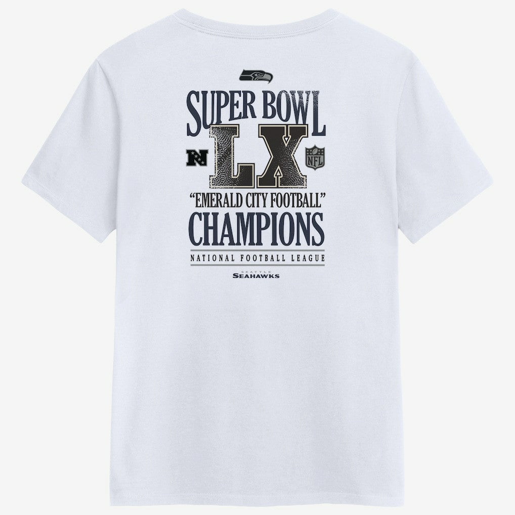 NFL Seattle Seahawks Women's Super Bowl LX Champions Long Ball T-Shirt
