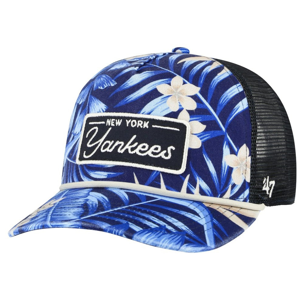 New York Yankees Tropicalia Trucker Hitch Adjustable Hat - Navy | 47 brand