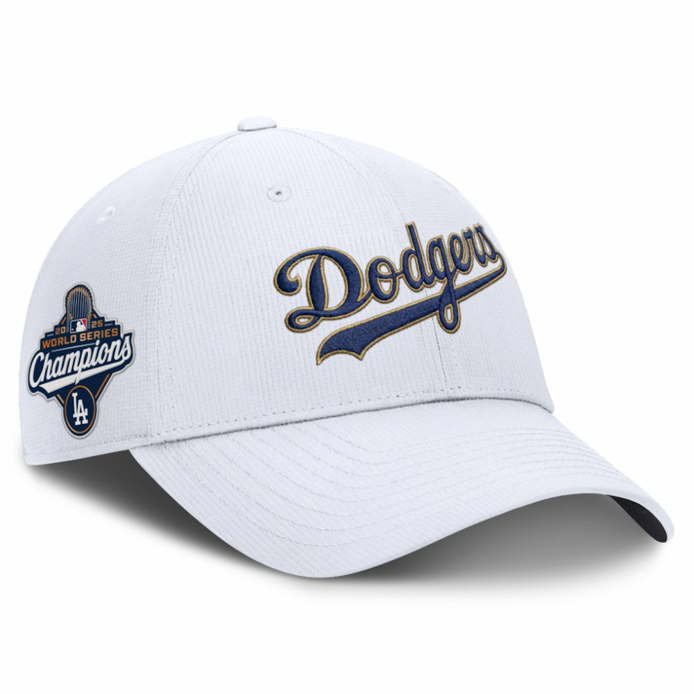 Los Angeles Dodgers 2026 Gold Collection Ripstop Adjustable Hat - White | Nike