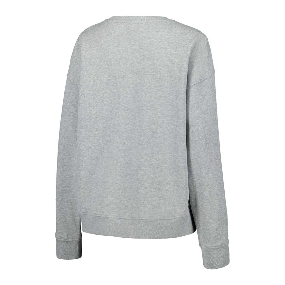 Terez MLB Women's Baseball Field Pullover Sweatshirt - Gray