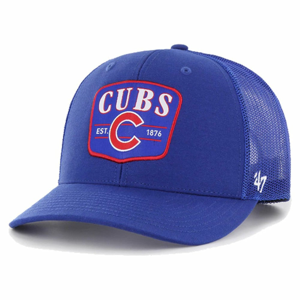 Chicago Cubs Squad Trucker Adjustable Hat - Royal | 47 brand