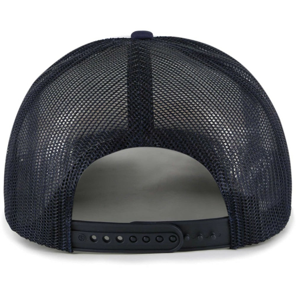 Atlanta Braves Lift Off Foam Front Mesh Trucker Adjustable Hat - Navy | 47 brand