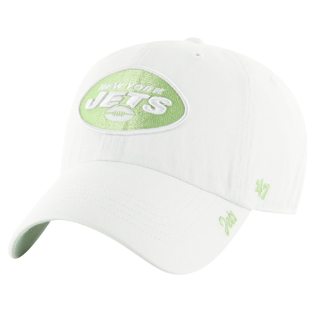 NFL New York Jets '47 Women's Ballpark Cheer Clean Up Adjustable Hat