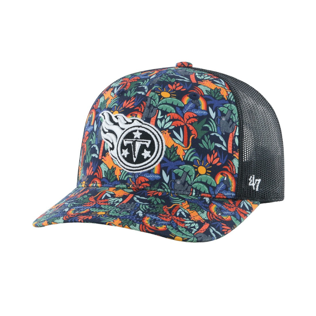 NFL Tennessee Titans '47 Youth Jungle Gym Trucker Adjustable Hat