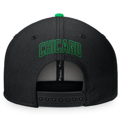 Chicago White Sox Lucky Snapback Hat - Black/Kelly Green