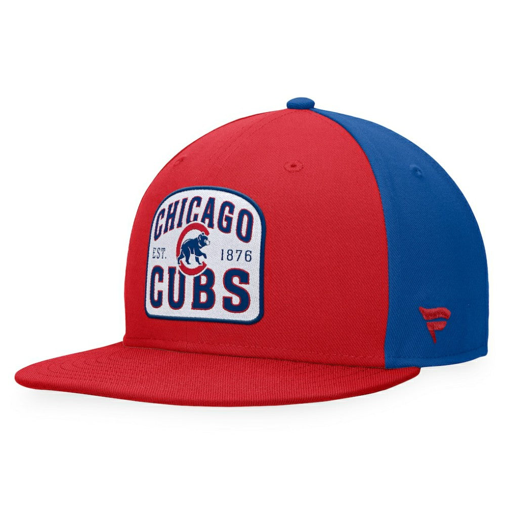 Chicago Cubs Cycle Snapback Hat - Red/Royal